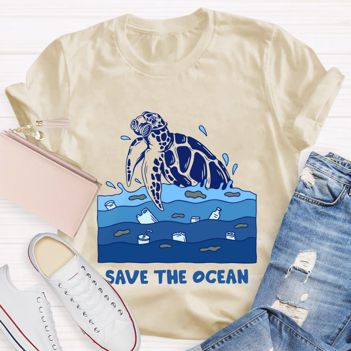 Save The Ocean Save The Turtle T-Shirt