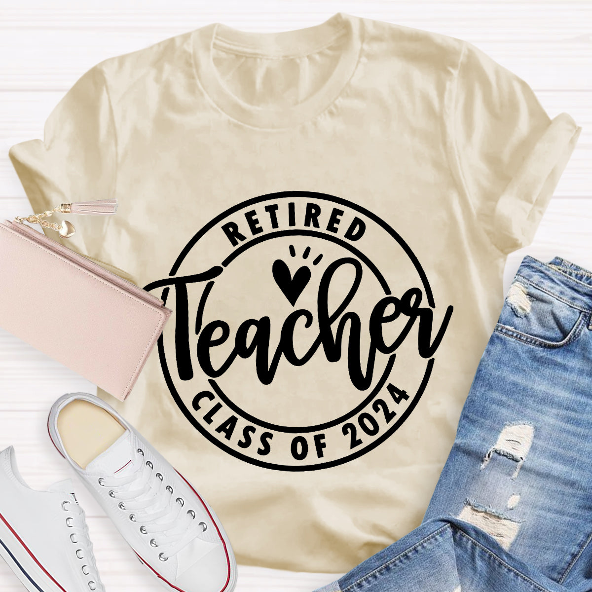 Personalized Retired Time Teacher T-Shirt