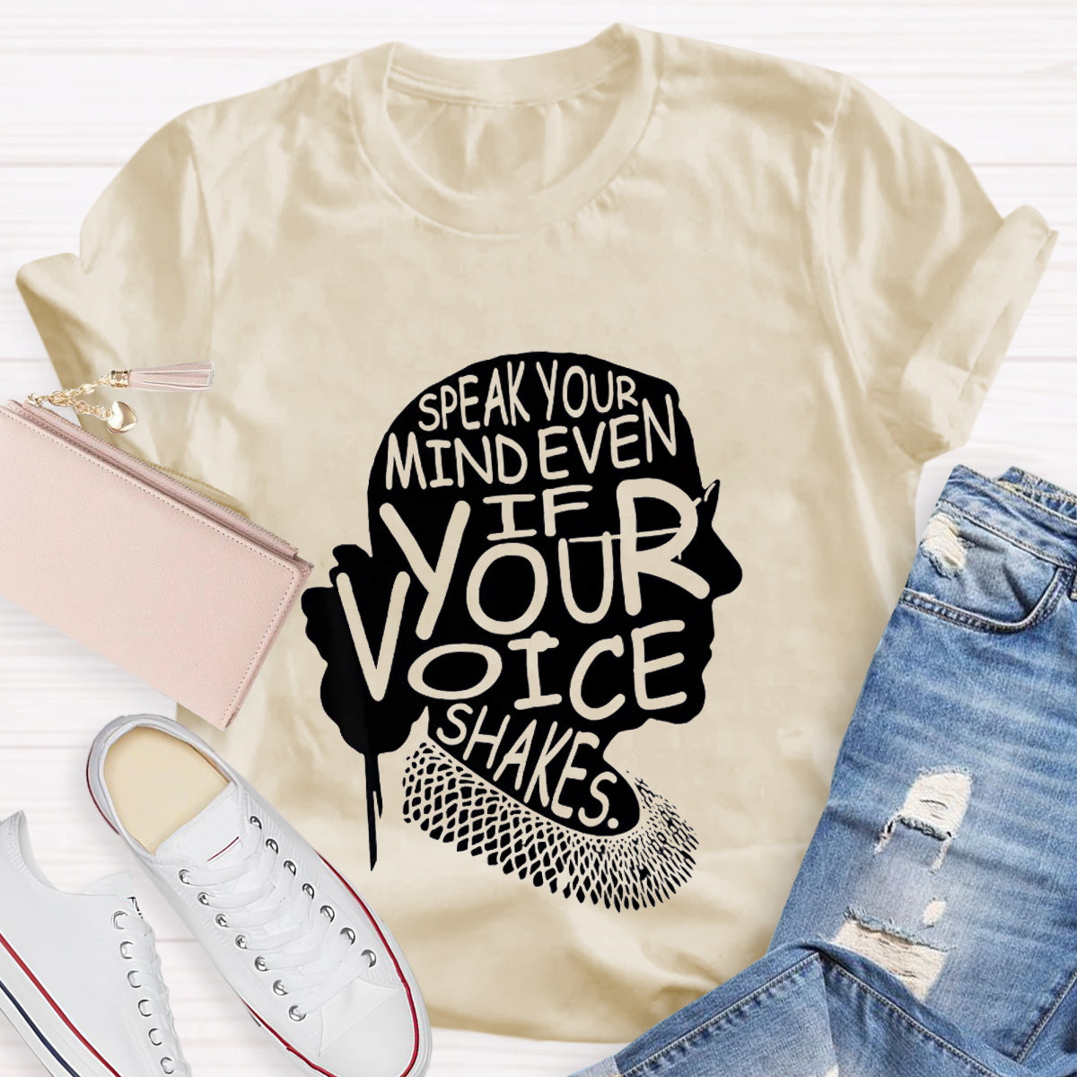 Speak Your Mind Even If Your Voice Shakes T-Shirt