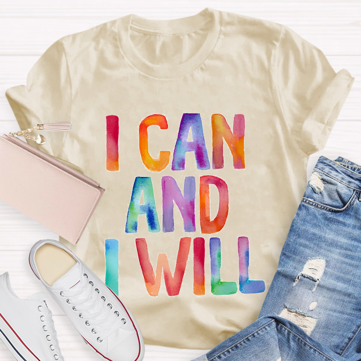 I Can And I Will Teacher T-Shirt