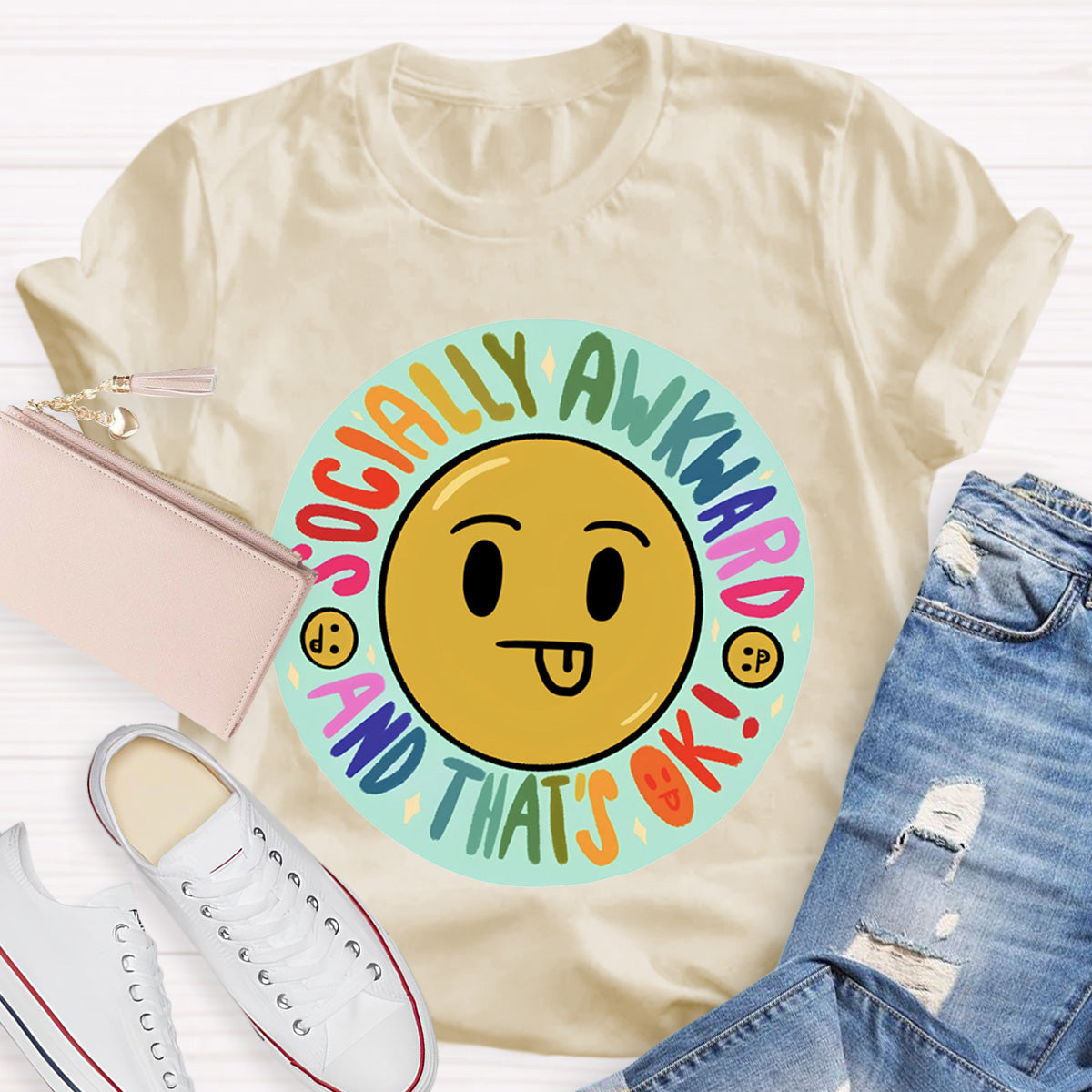 Smail That‘s Ok Teacher T-Shirt