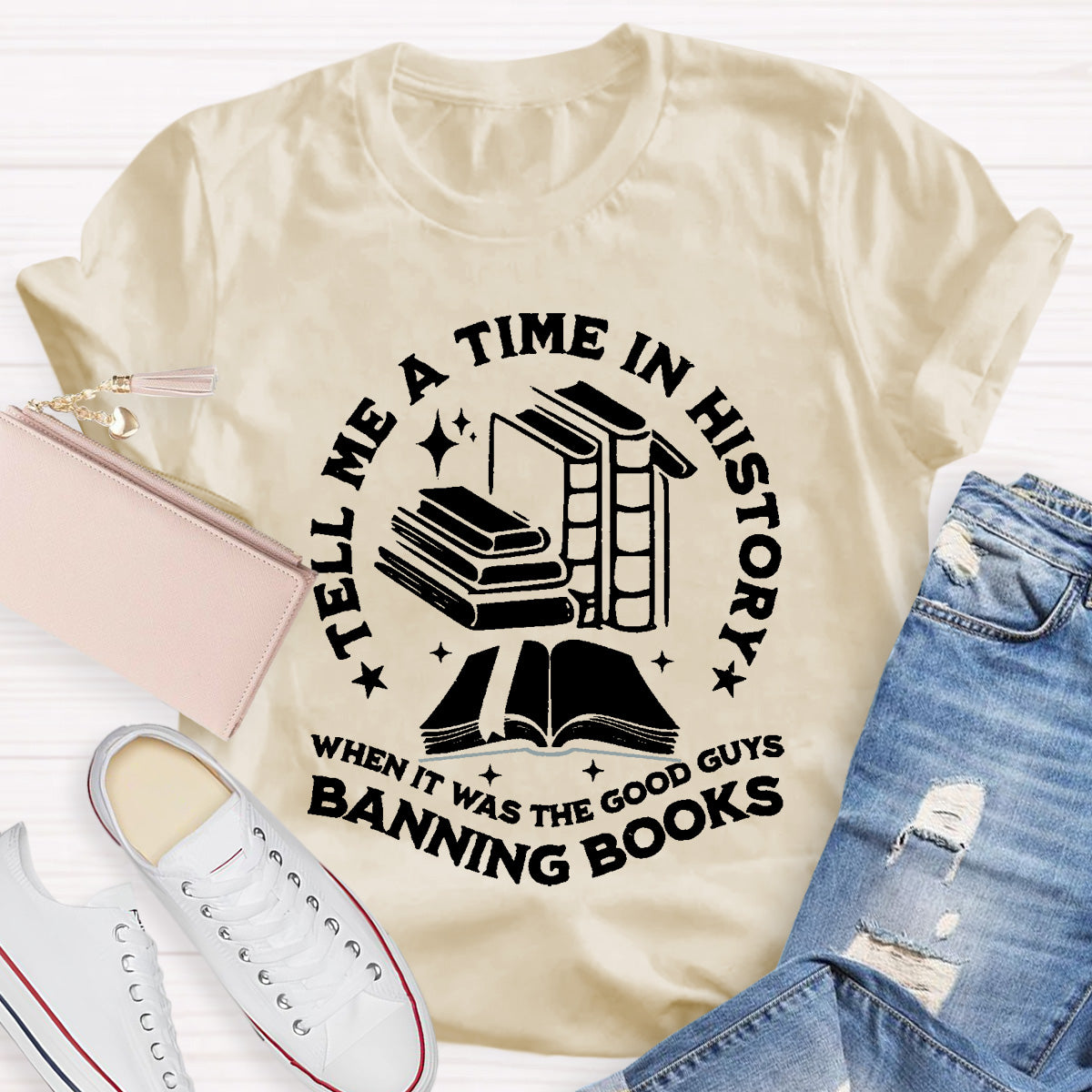 Tell Me A Time In History Teacher T-Shirt