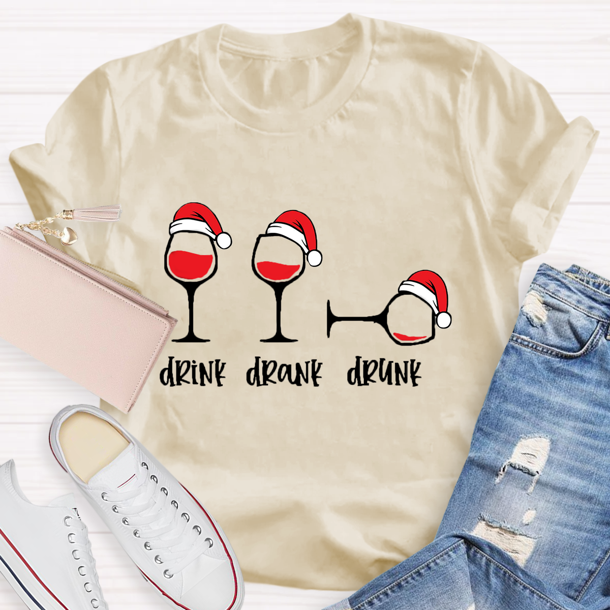 Drink Drank Drunk T-Shirt