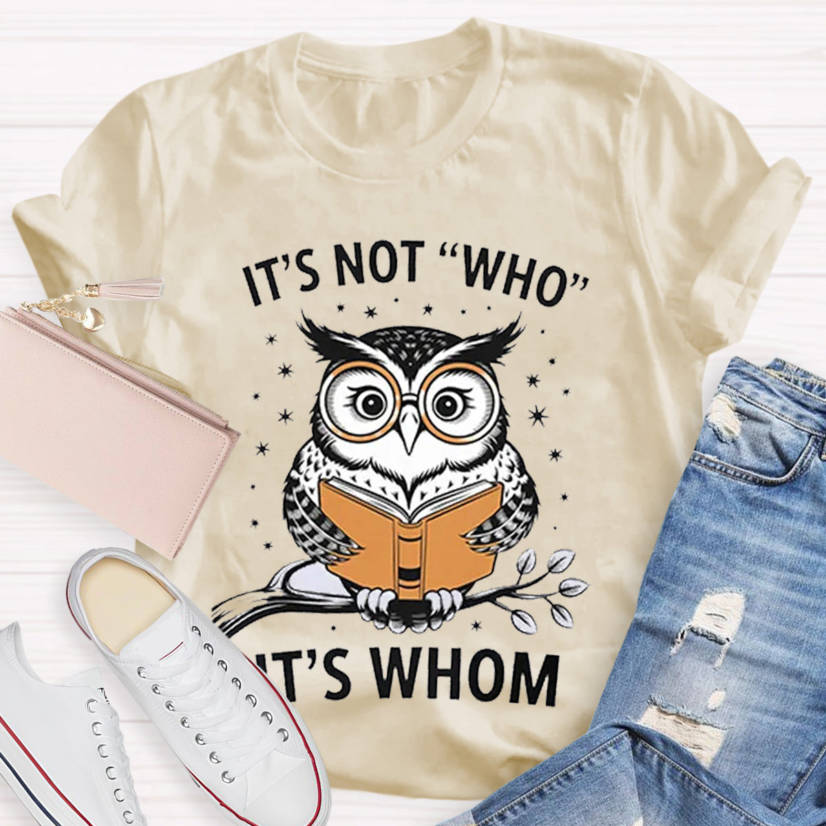 It's Not Who It's Whom Teacher T-Shirt
