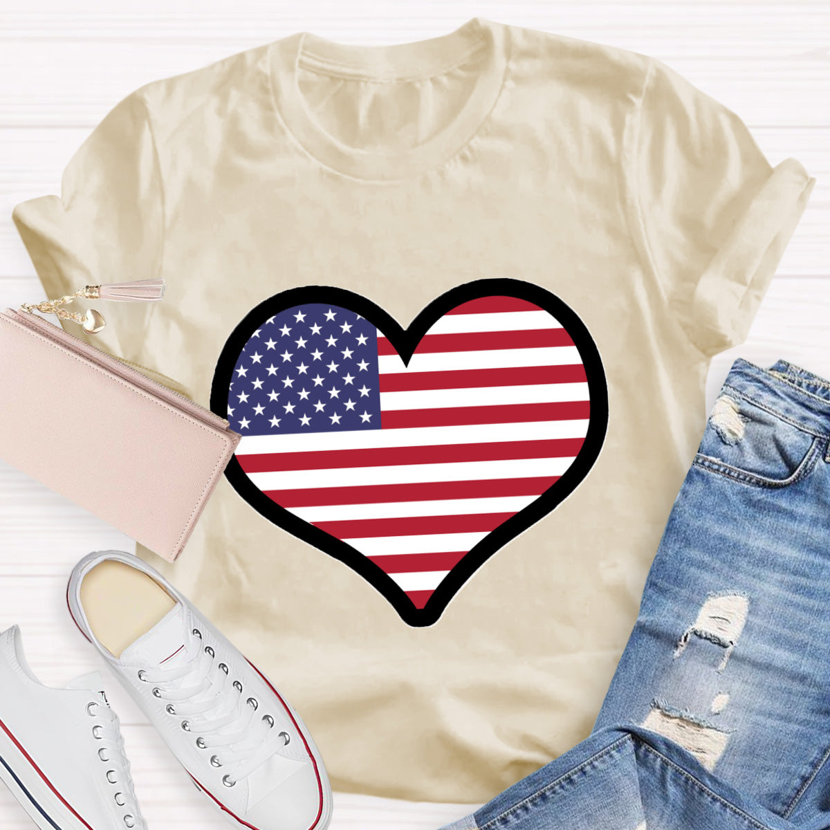 American Heart Teacher T-Shirt