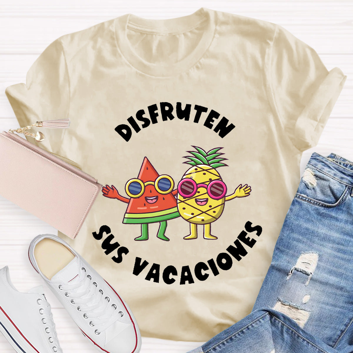 Disfruten Sus Vacaciones Spanish Teacher T-Shirt