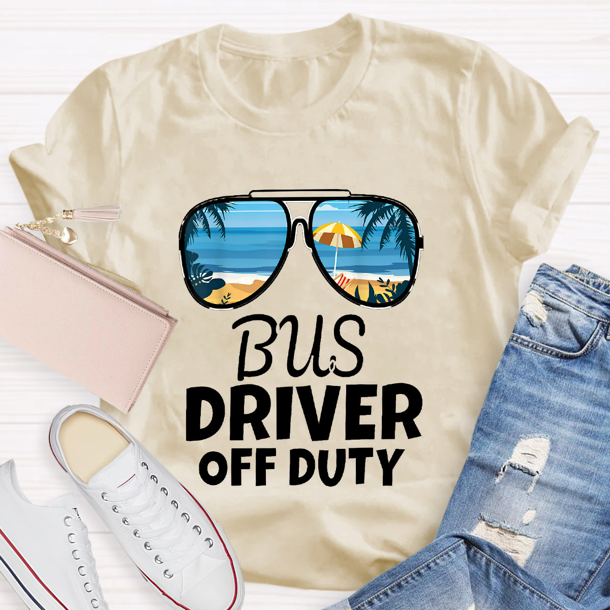 School Bus Driver Off Duty T-Shirt