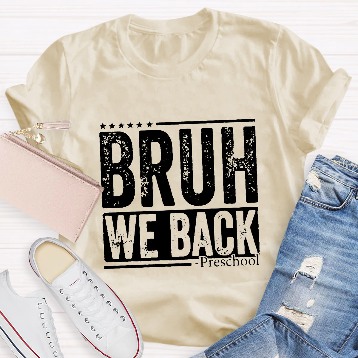 Personalized Grade Bruh We Back Back To School T-shirt