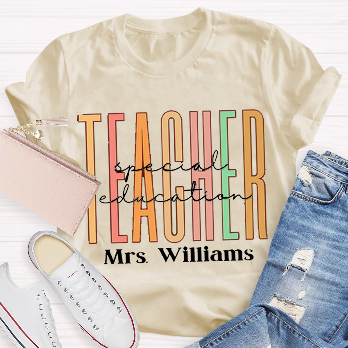 Personalized Sped Teacher T-Shirt