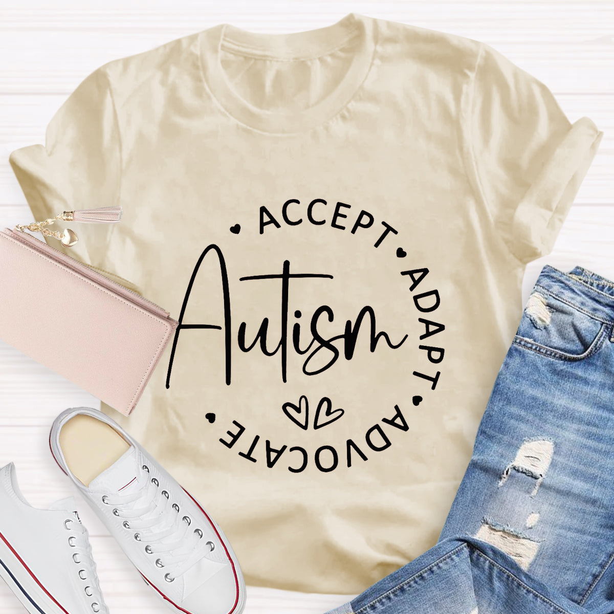 Autism Accept Adapt Advocate T-Shirt