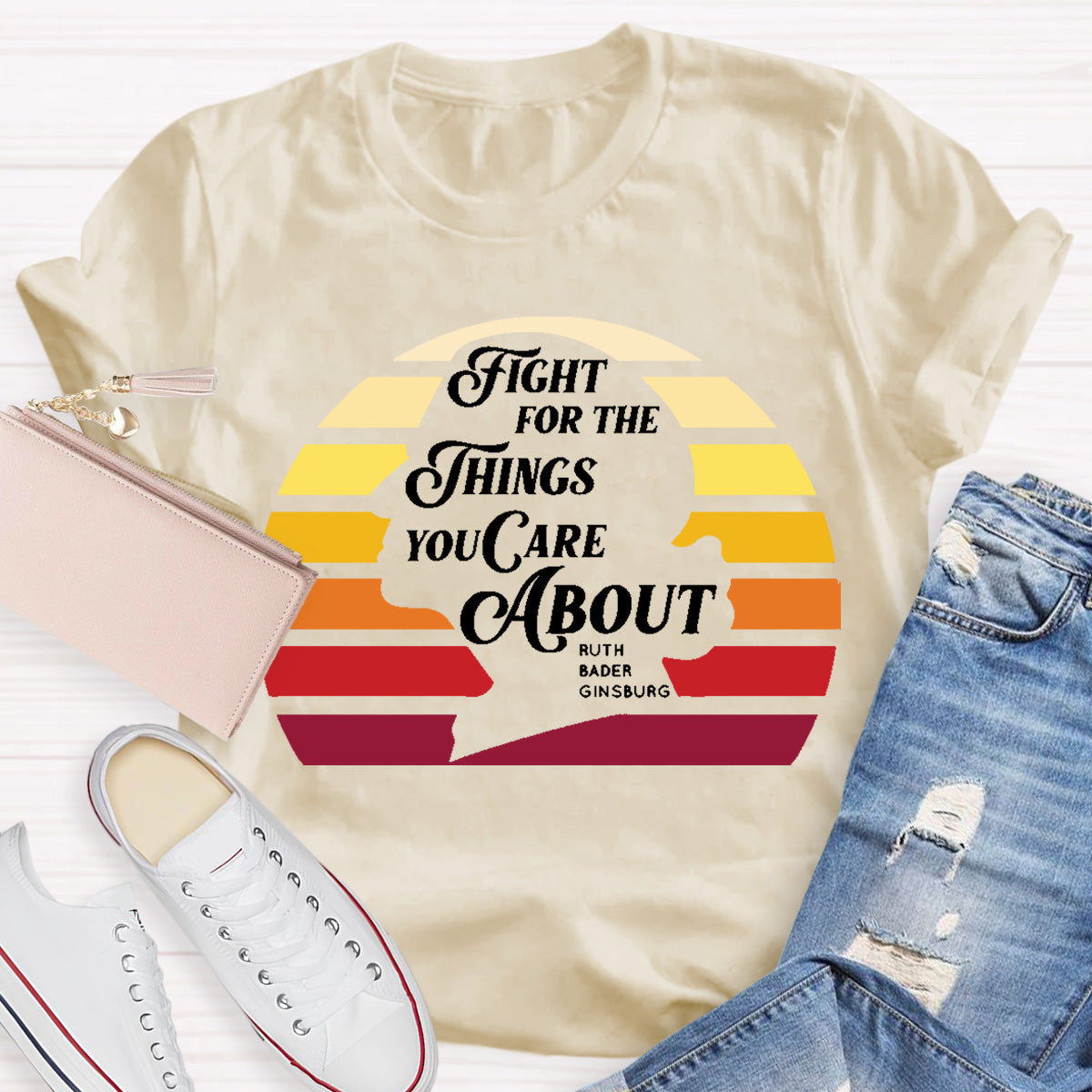 Fright for The Things You Care About Teacher T-Shirt