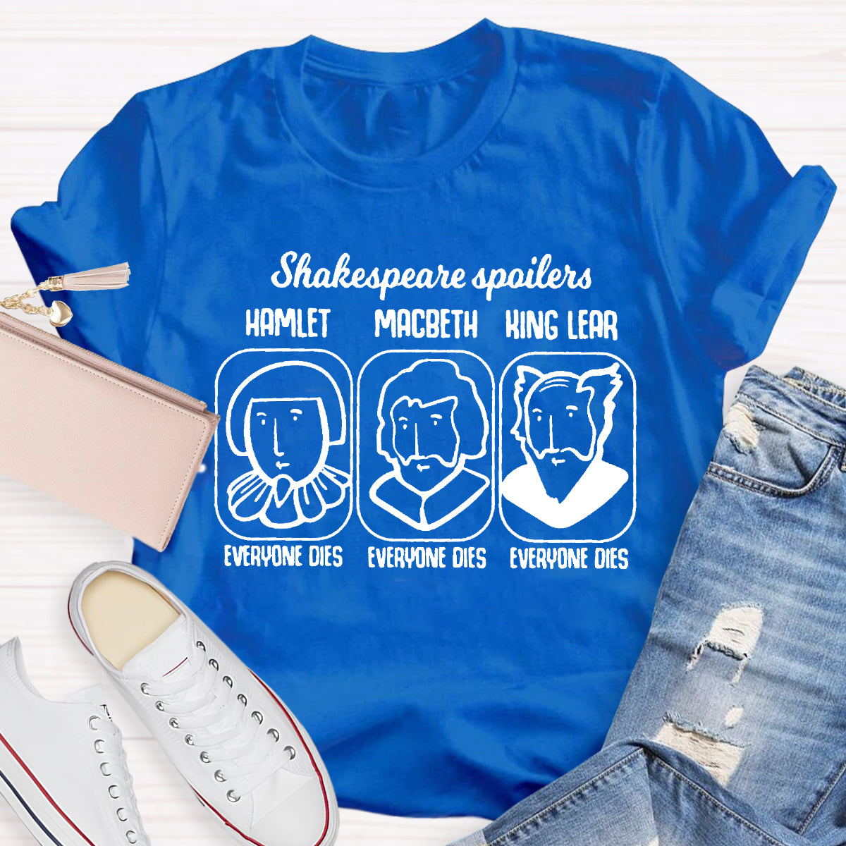 Shakespeare Spoilers Teacher T-Shirt