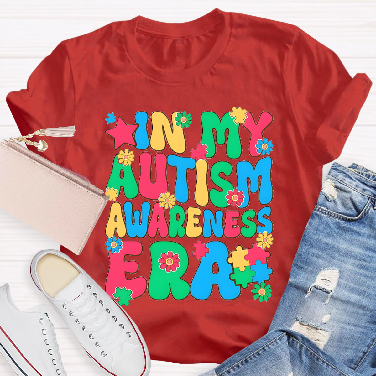 In My Autism Awareness Era Teacher T-Shirt