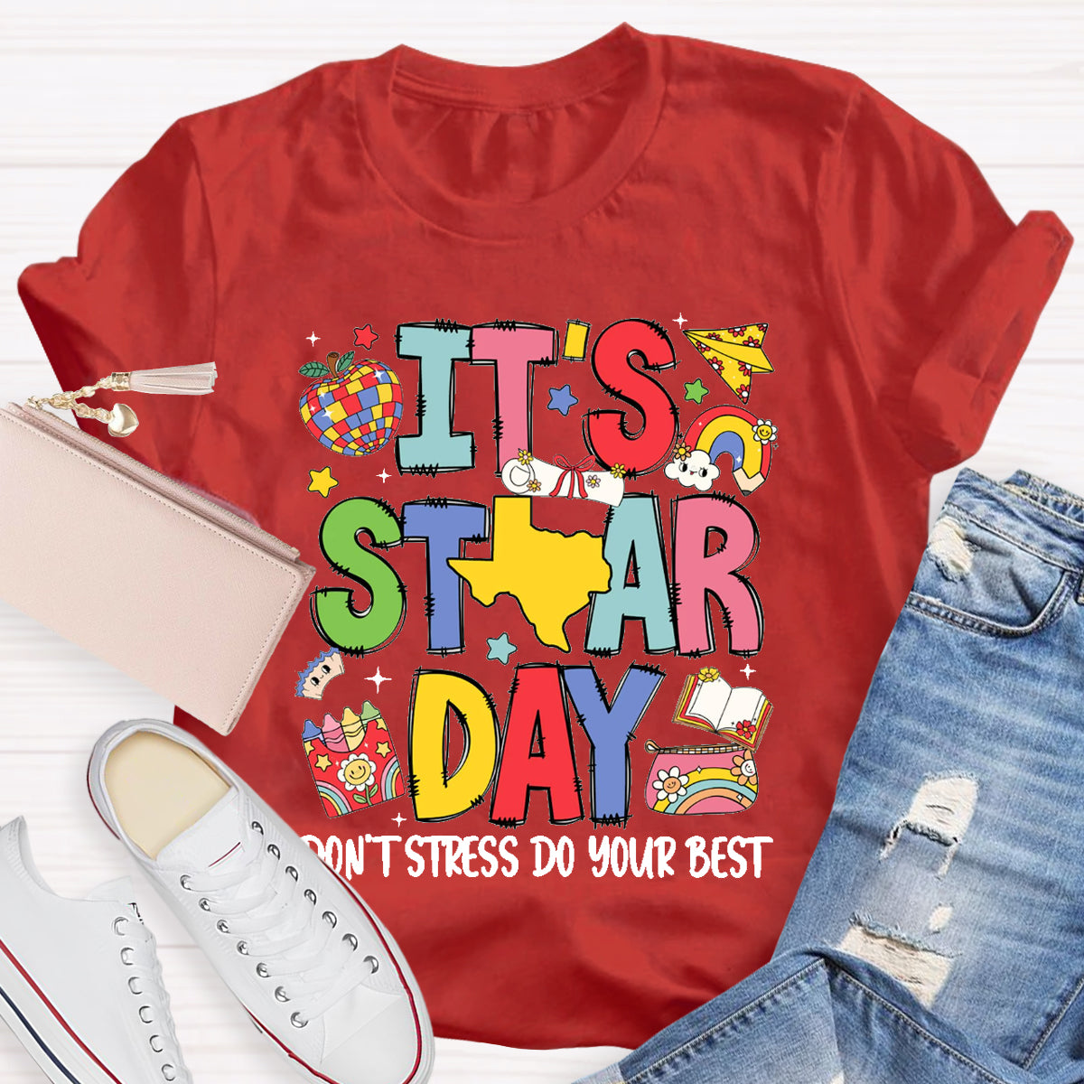 It's Star Day Don't Stress Be Your Best Teacher T-Shirt