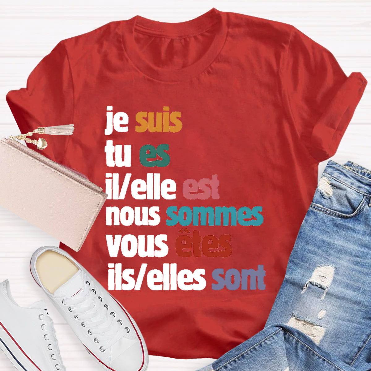 Je Suis Tu Es French Teacher T-Shirt