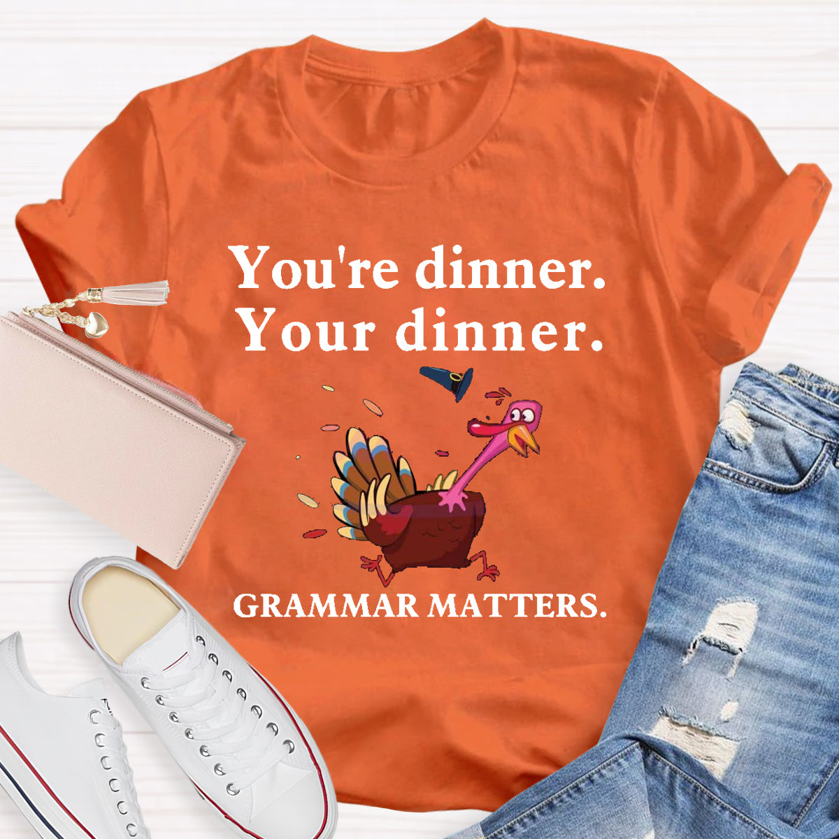 You're Dinner Your Dinner Grammar Matters T-Shirt