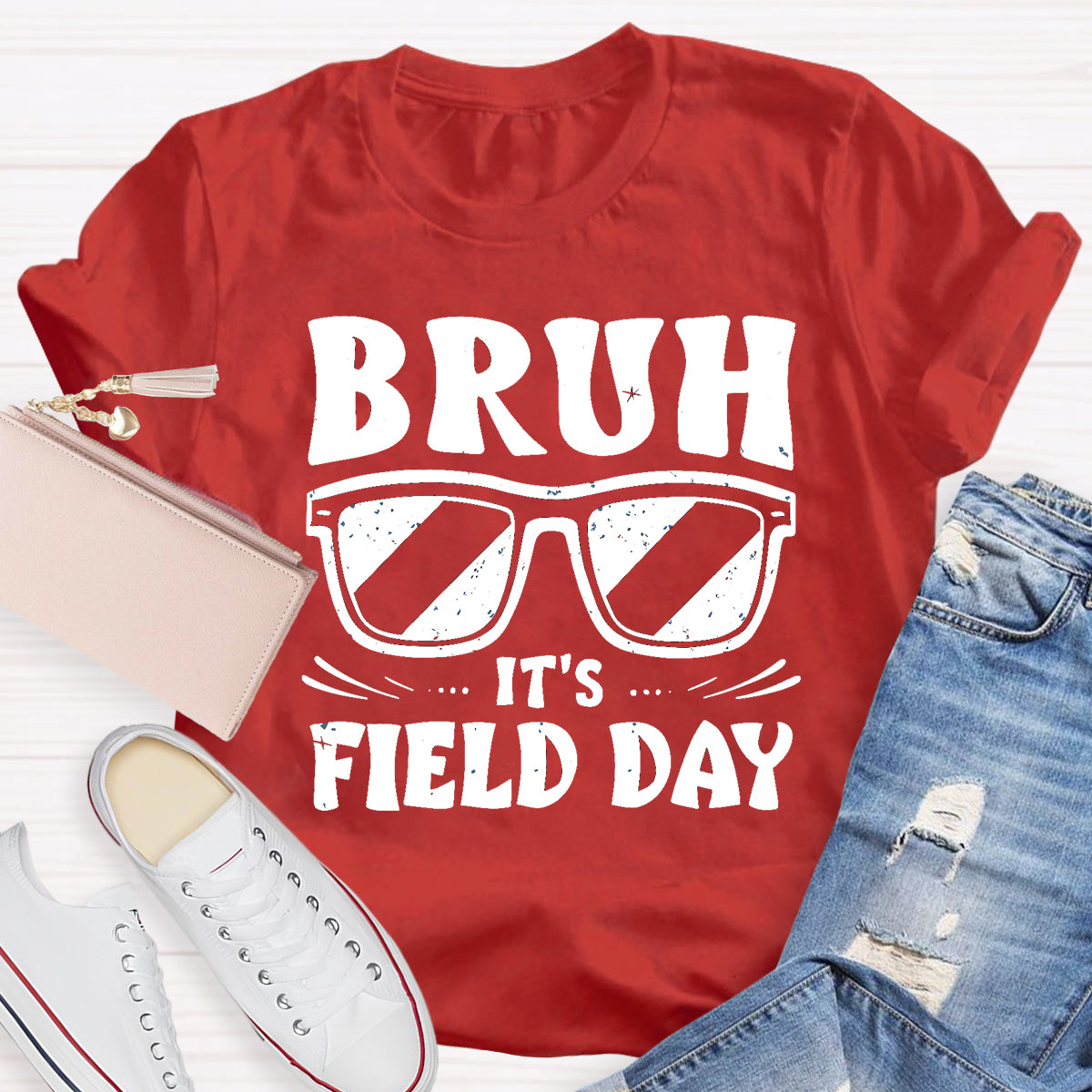 Bruh It's Field Day Teacher T-Shirt
