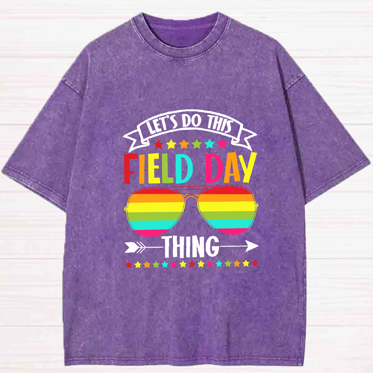 Let's Do This Field Thing Washed T-shirt