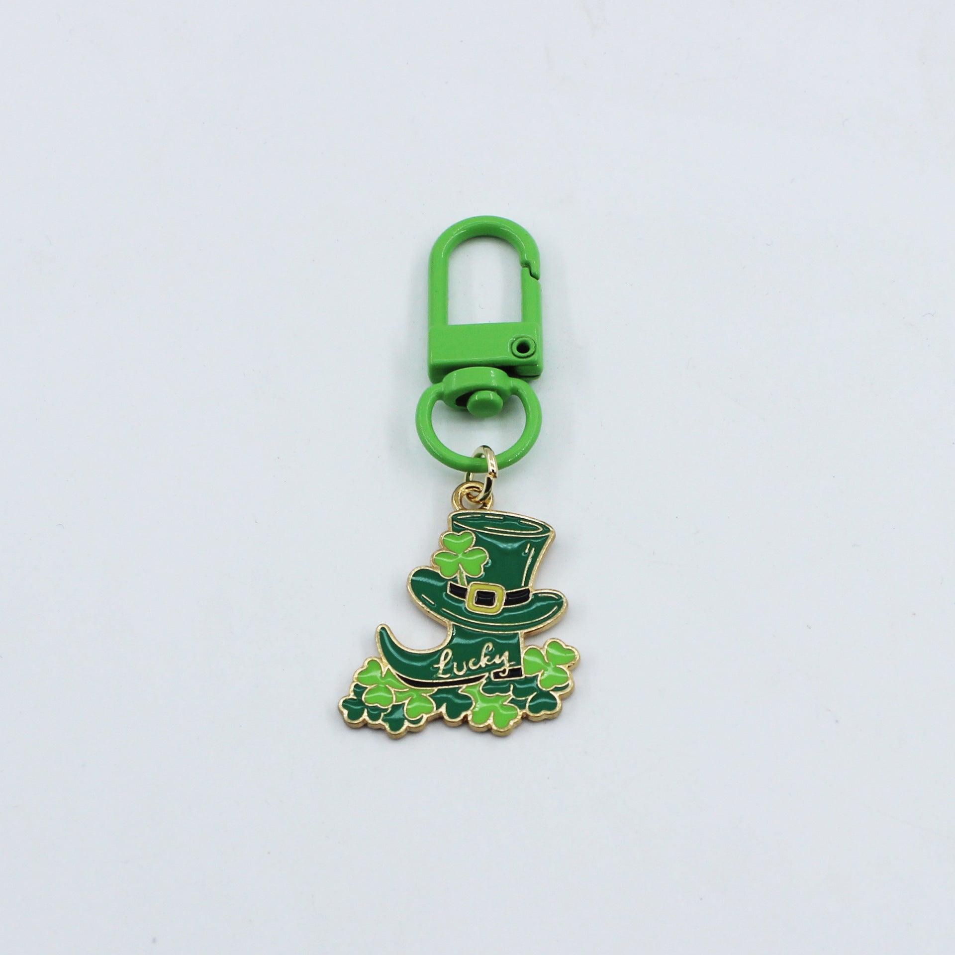 Irish Day Green Shamrock Pendant