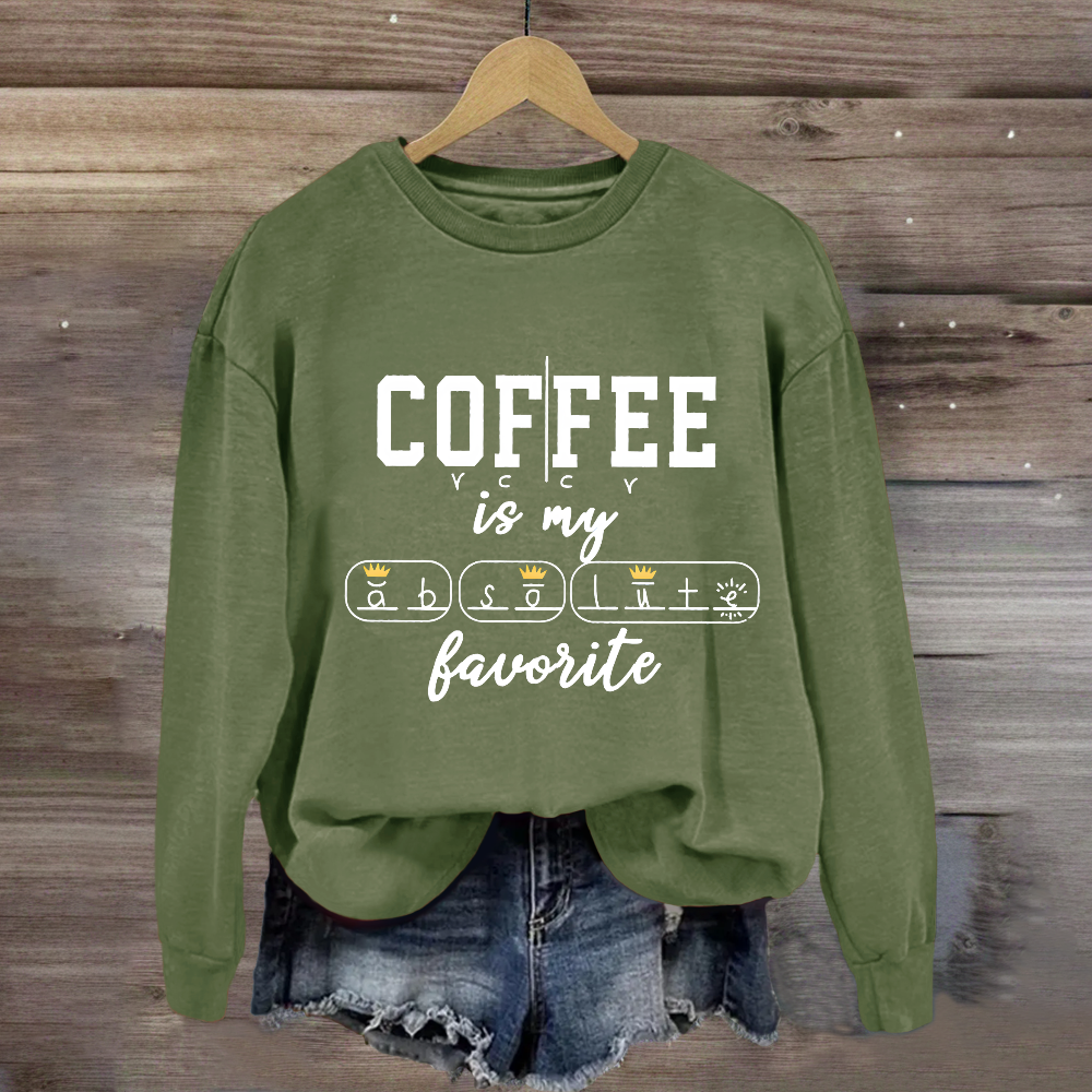 Coffee Is My Favorite English Teacher Sweatshirt