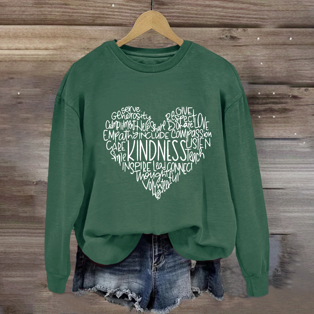 Kindness Teach Smile Sweatshirt