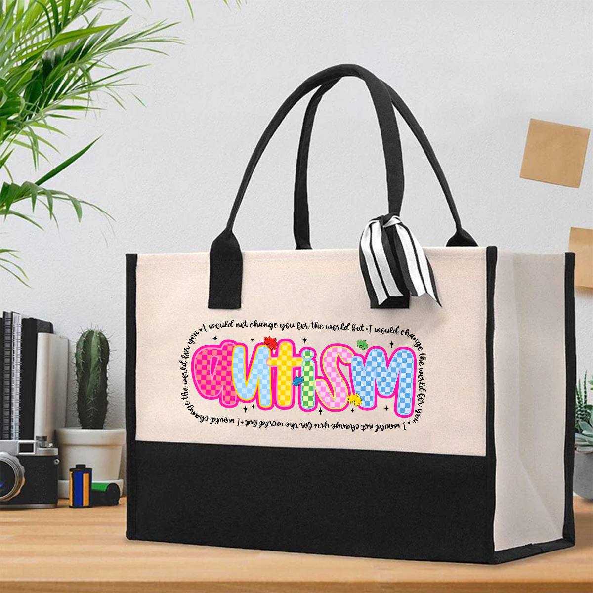 I Would Change The World For You Cotton Tote Bag