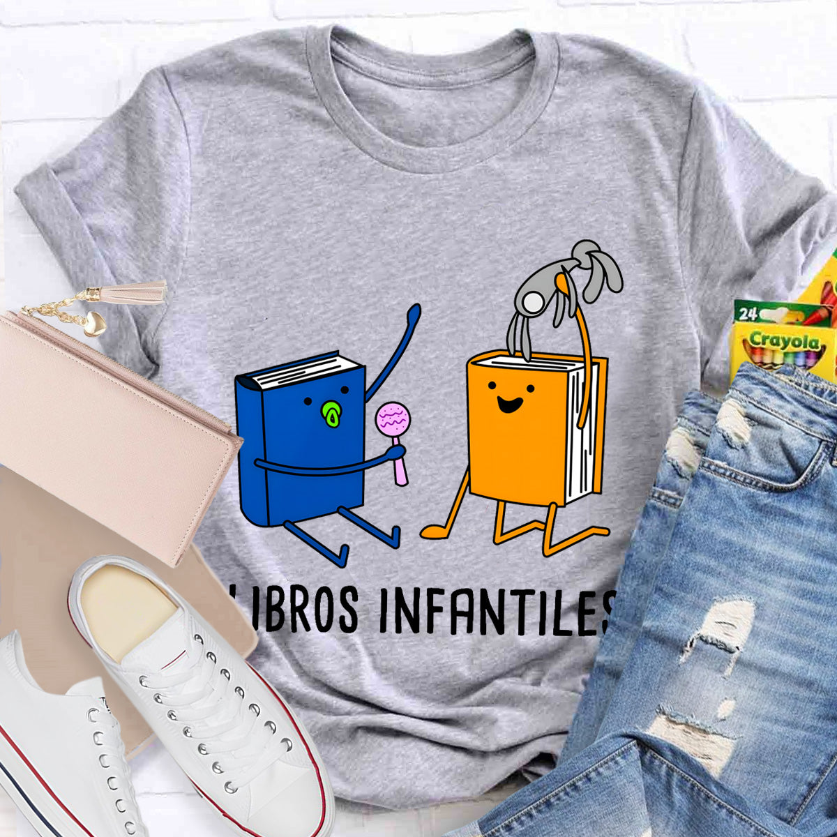 Bilingual Libros Infantiles Spanish Teacher T-Shirt