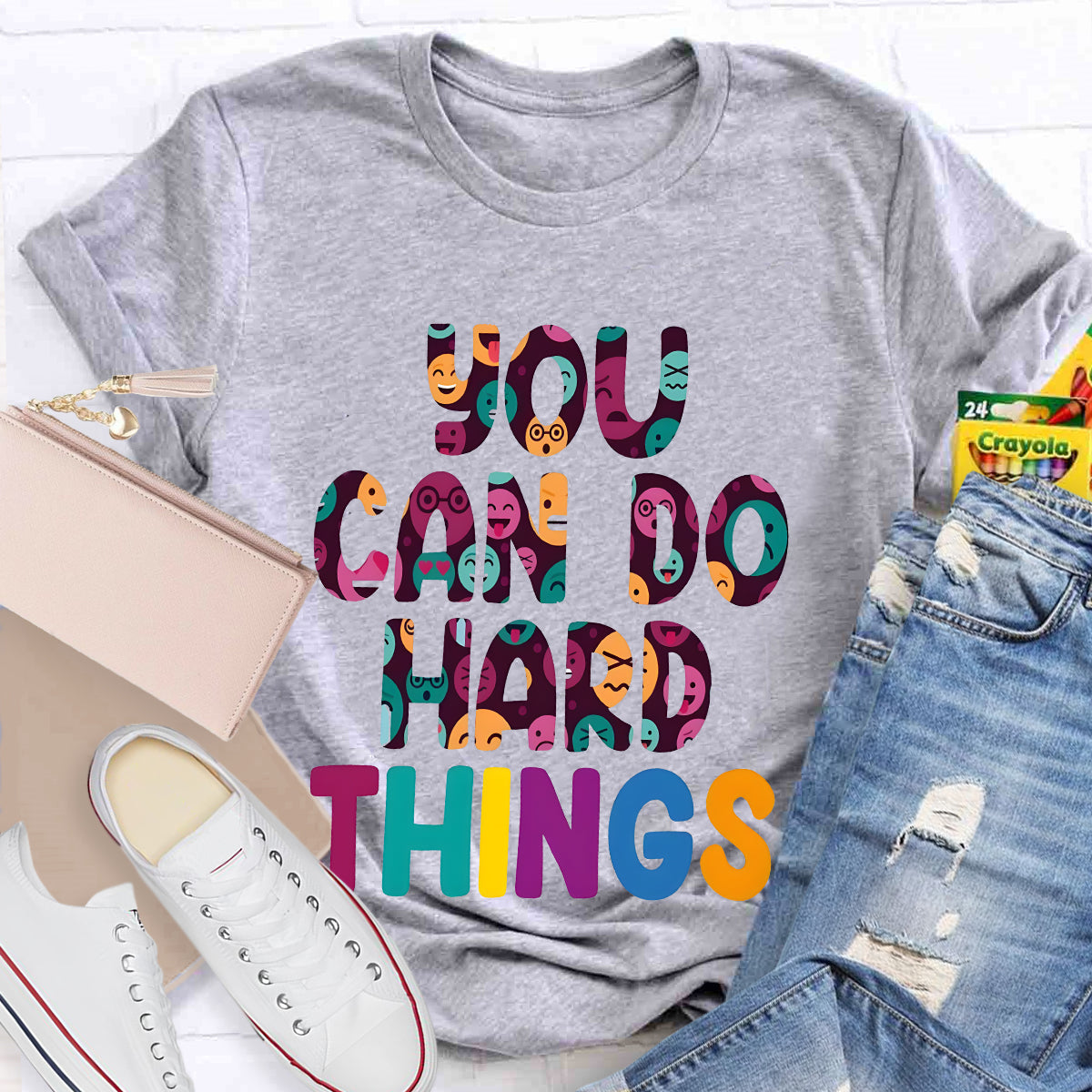 You Can Do Hard Things Teacher T-Shirt