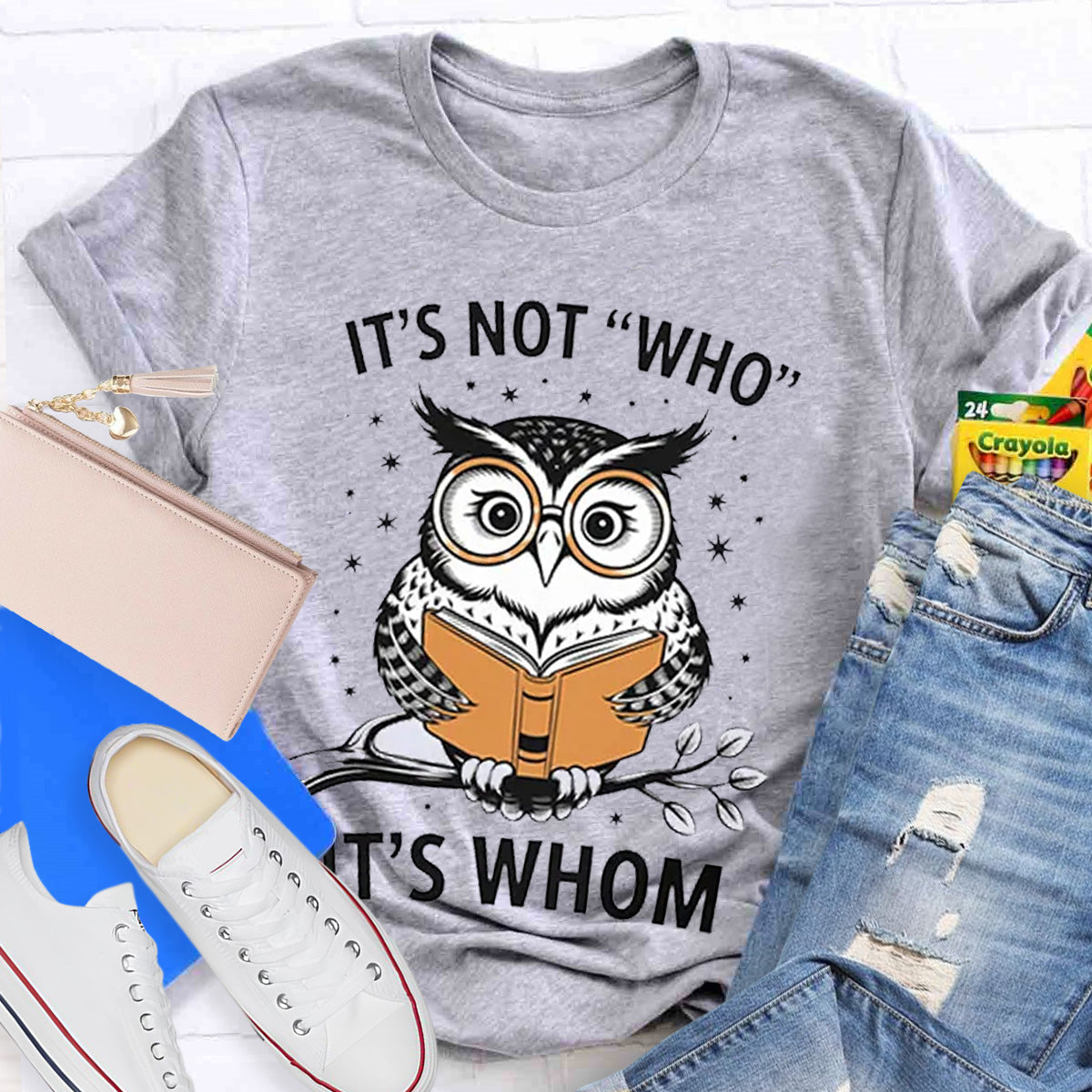 It's Not Who It's Whom Teacher T-Shirt