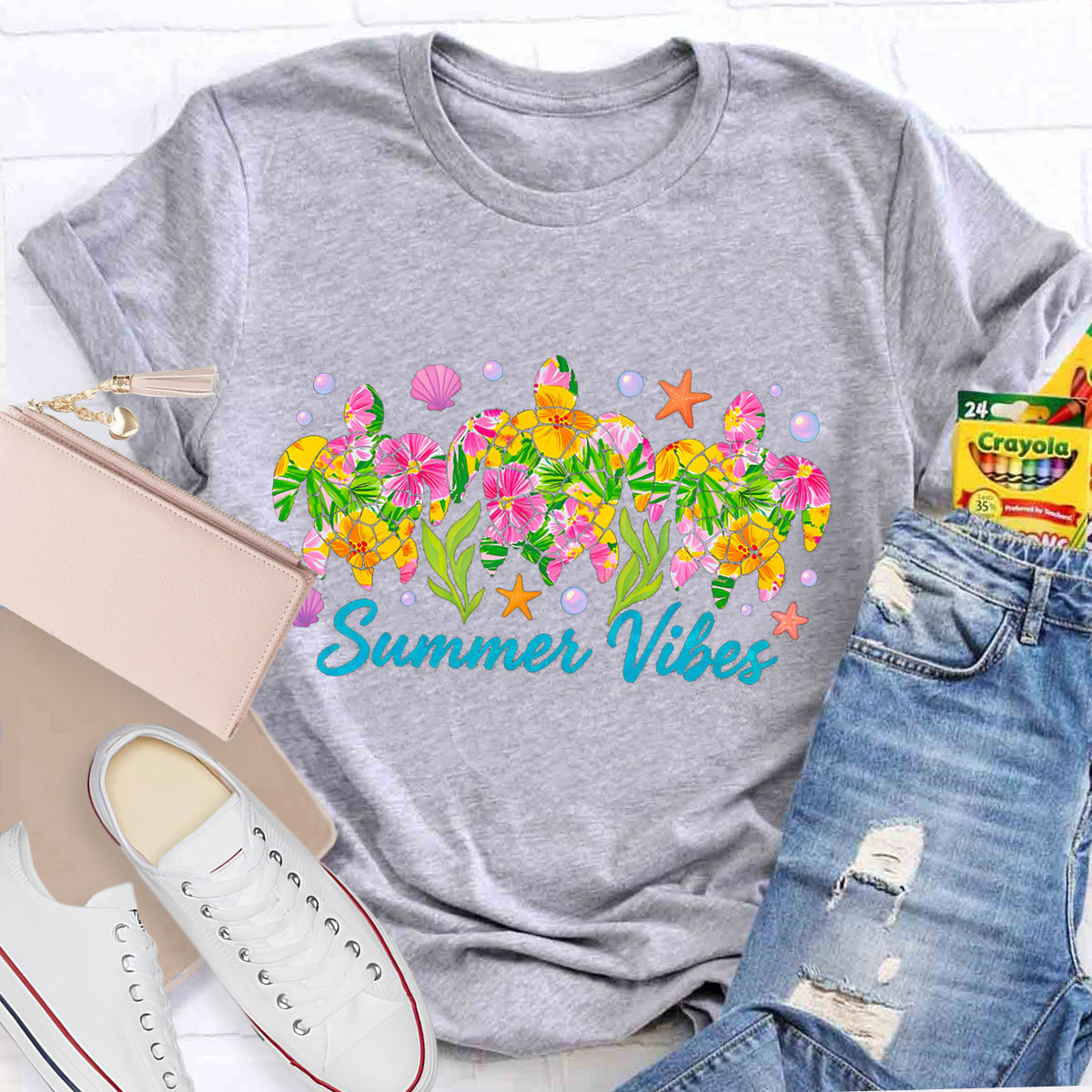 Summer Vibes Turtel T-Shirt