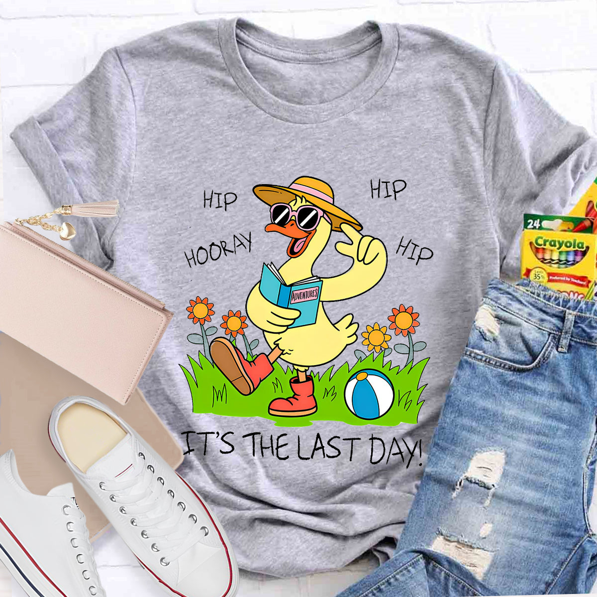 Hip Hooray It's The Last Day Funny Durk T-Shirt