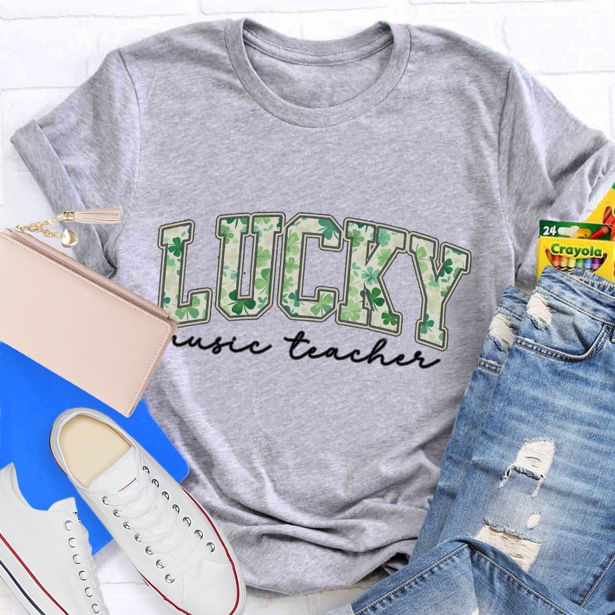Lucky Music Teacher T-Shirt