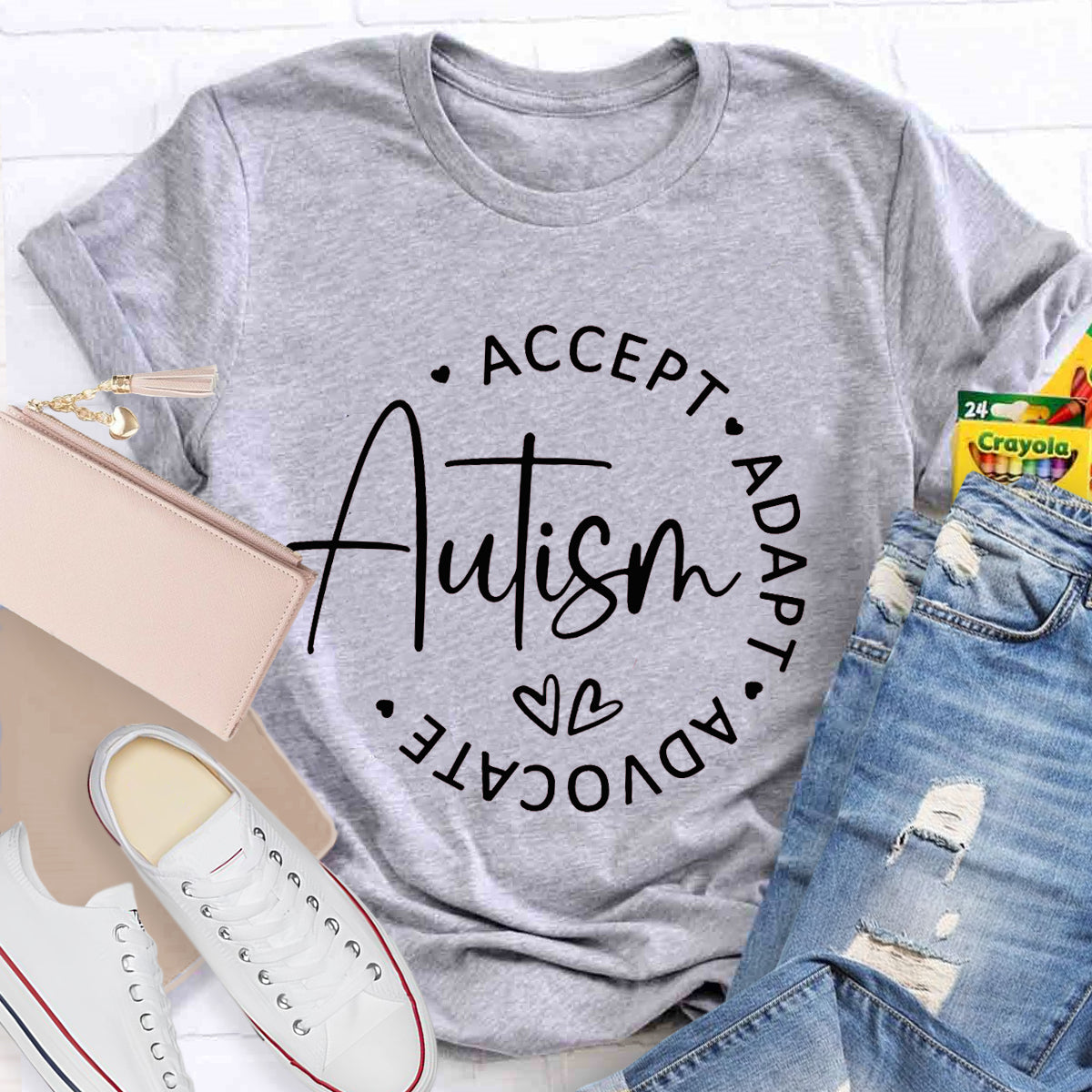 Autism Accept Adapt Advocate T-Shirt