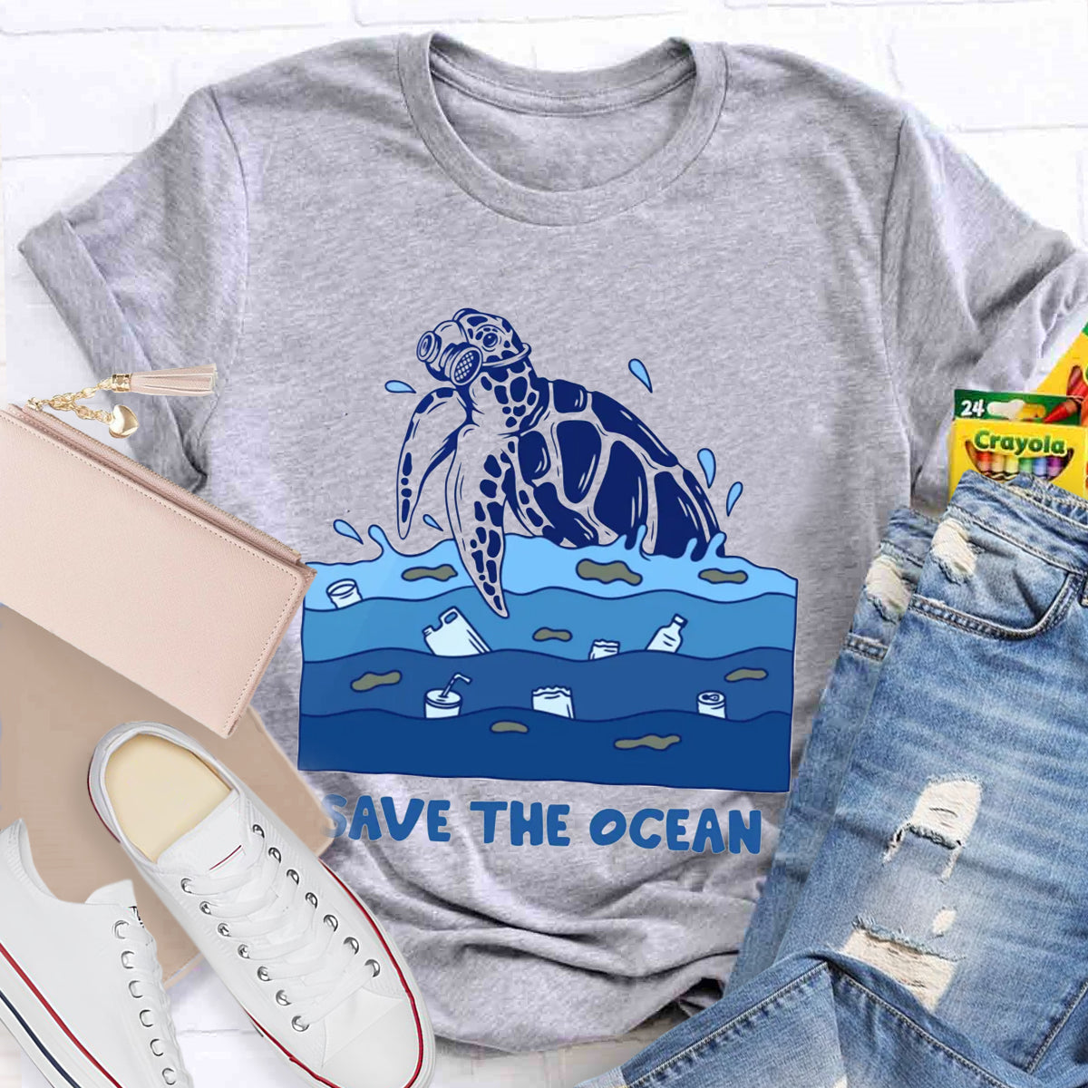 Save The Ocean Save The Turtle T-Shirt