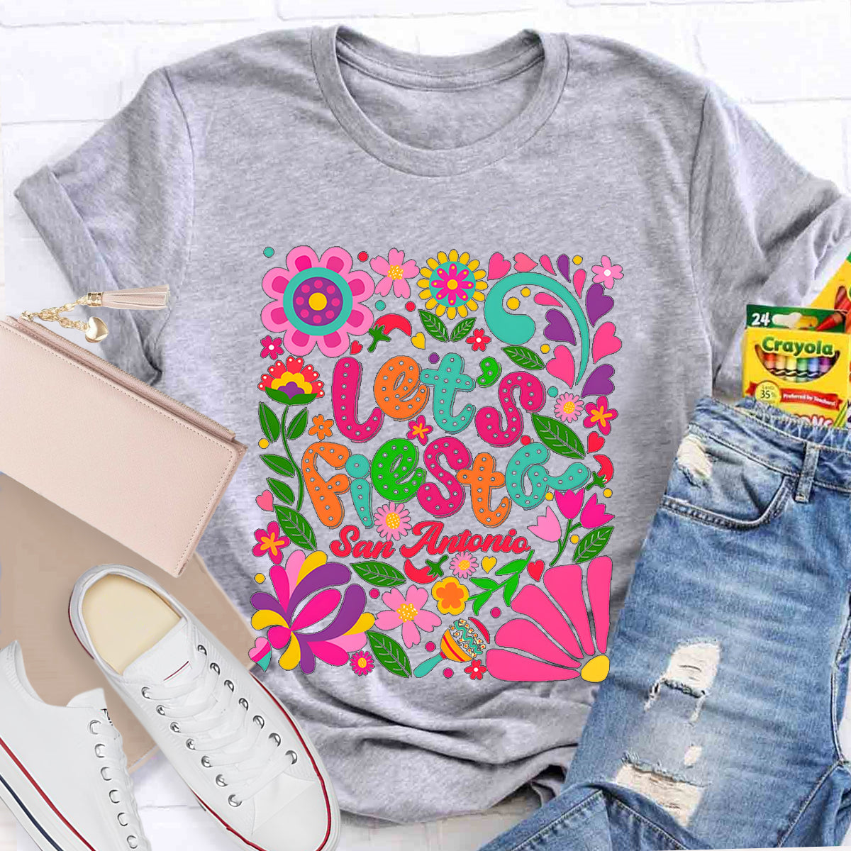 Let's Fiesta Teacher T-Shirt