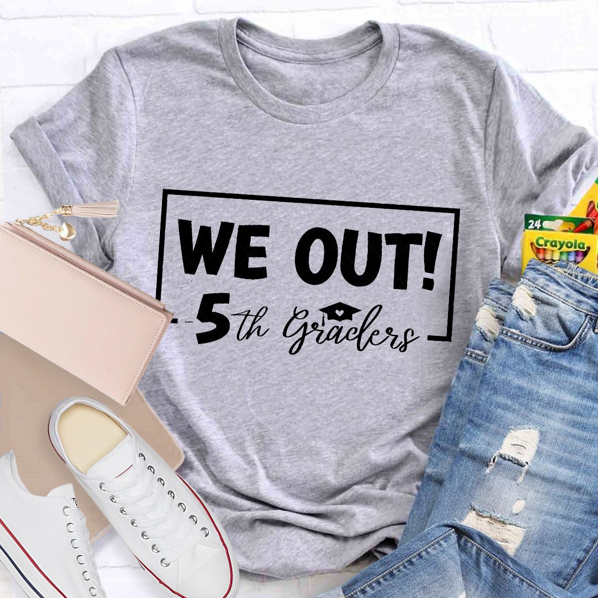 5 Grade We Out Teacher T-Shirt
