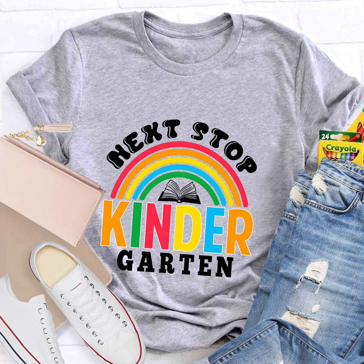 Personalized Grade Next Stop Kinder Garten Teacher T-Shirt