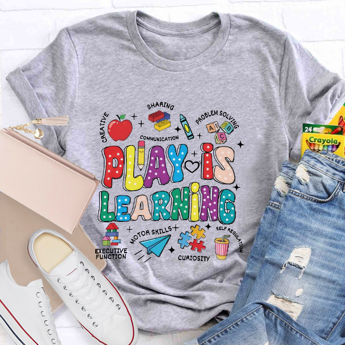 Play Is Learning Teacher T-Shirt