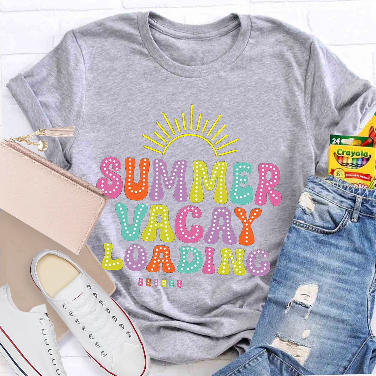 Summer Vacay Is Loading Teacher T-Shirt