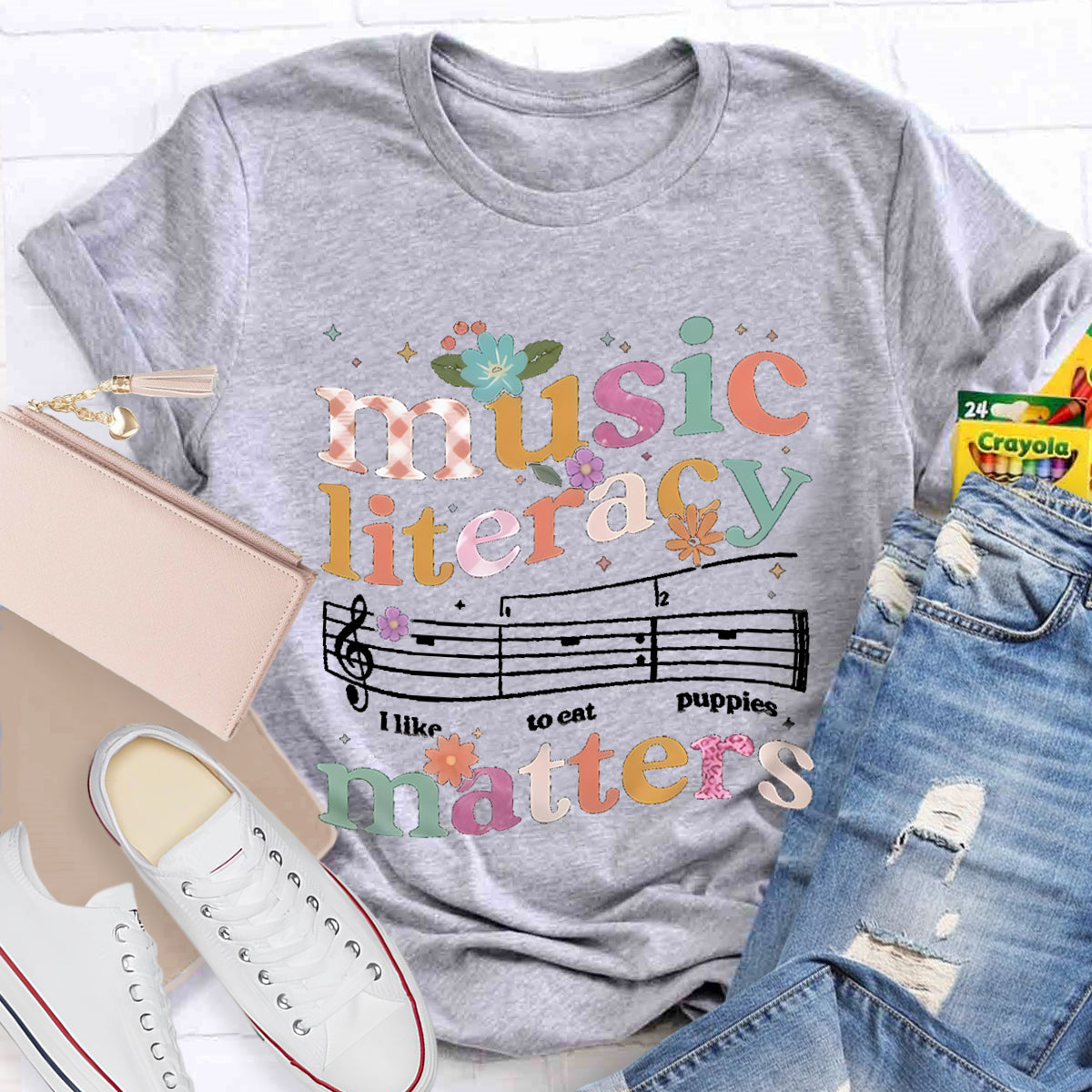 Music Literacy Matters Music Teacher T-Shirt