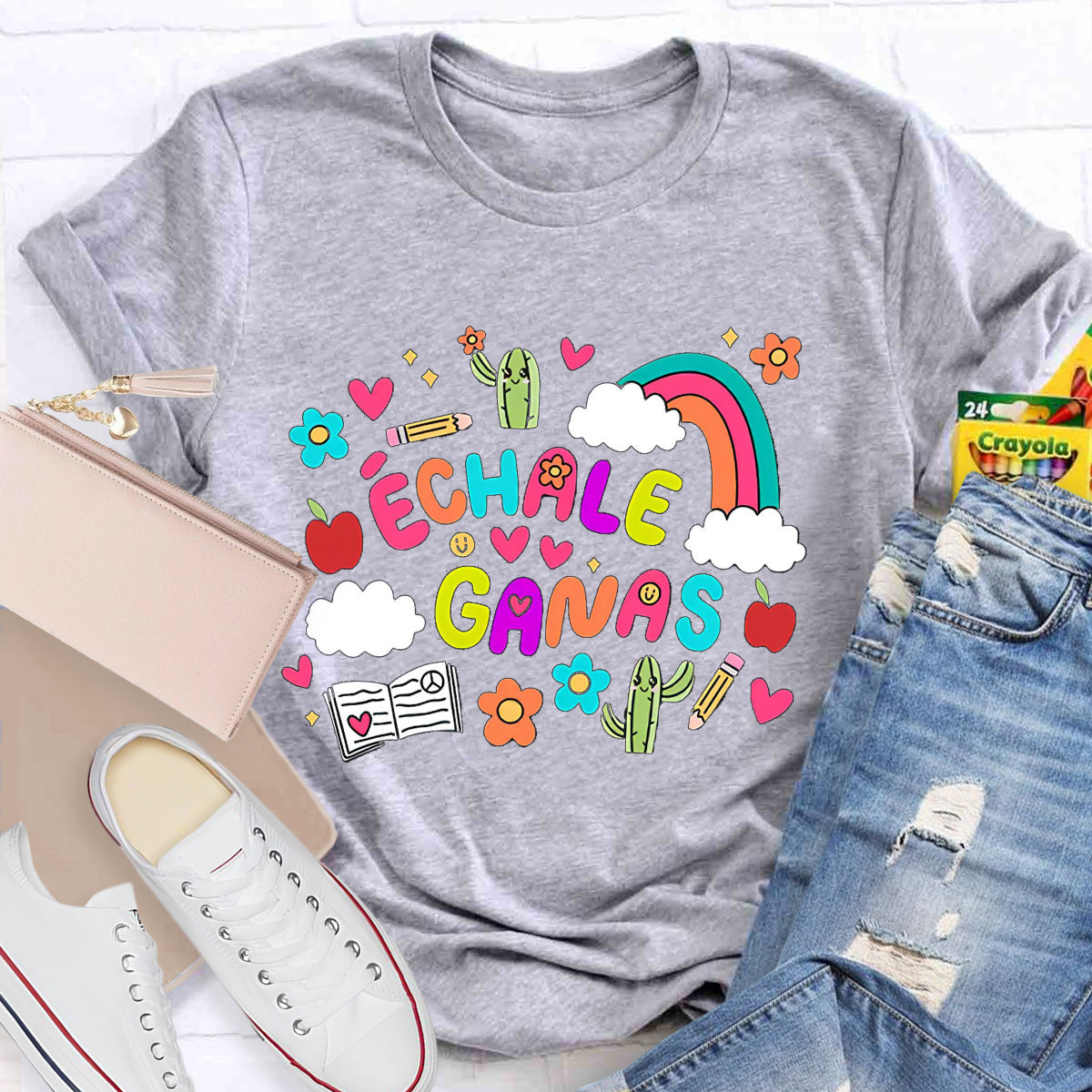 Échale Ganas Spanish Teacher T-Shirt