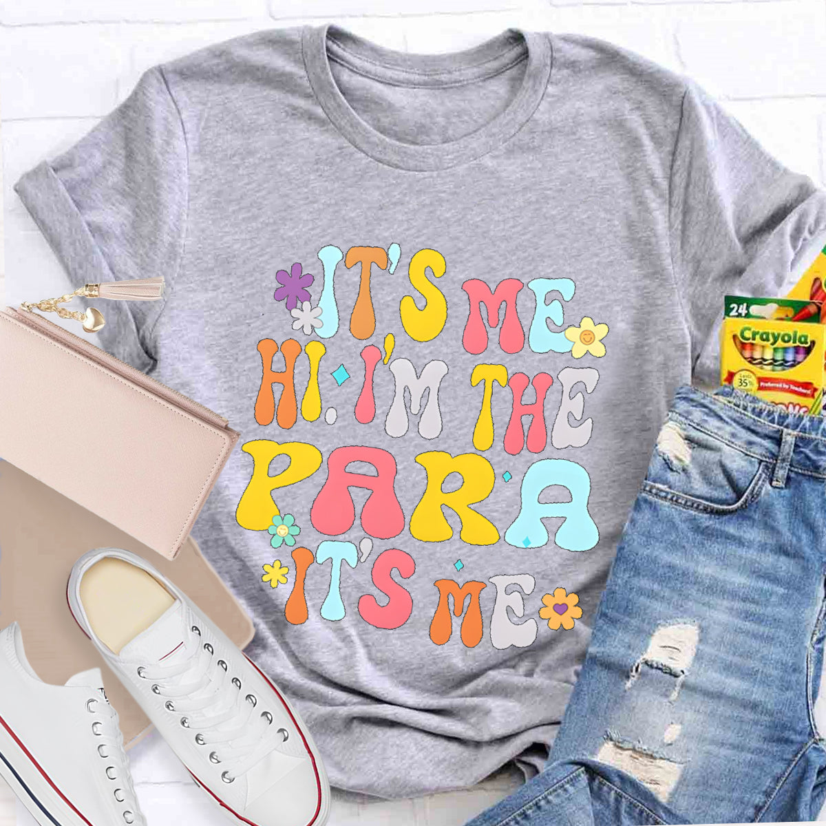 It's Me Hi I'm The PARA it's meTeacher T-Shirt