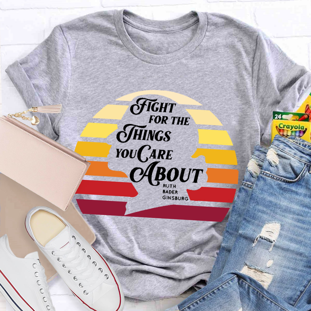 Fright for The Things You Care About Teacher T-Shirt