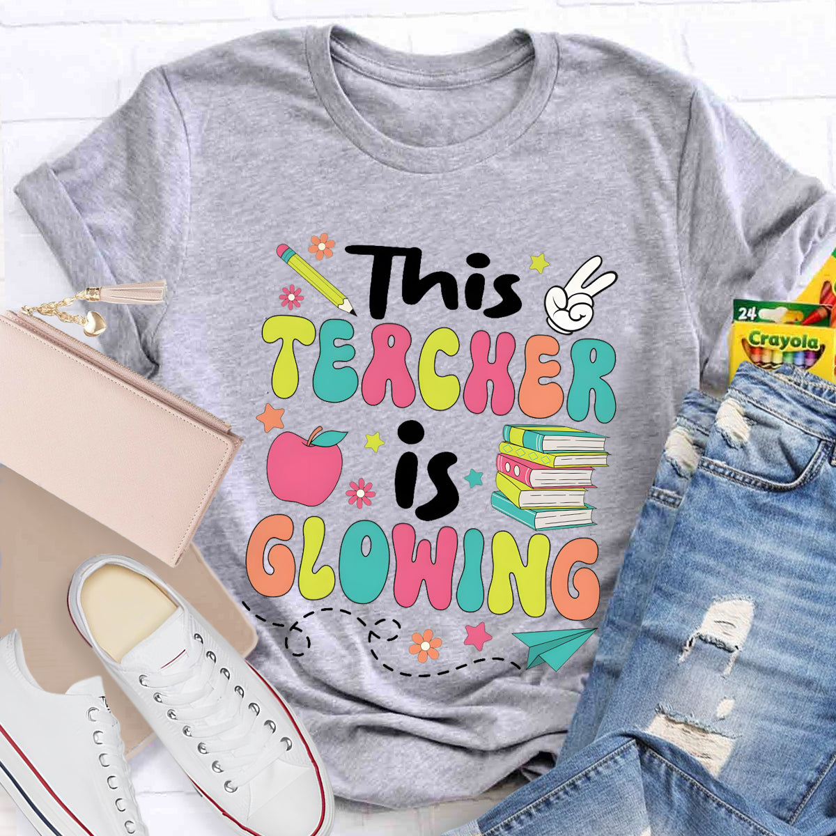 This Teacher Is Growing Teacher T-Shirt