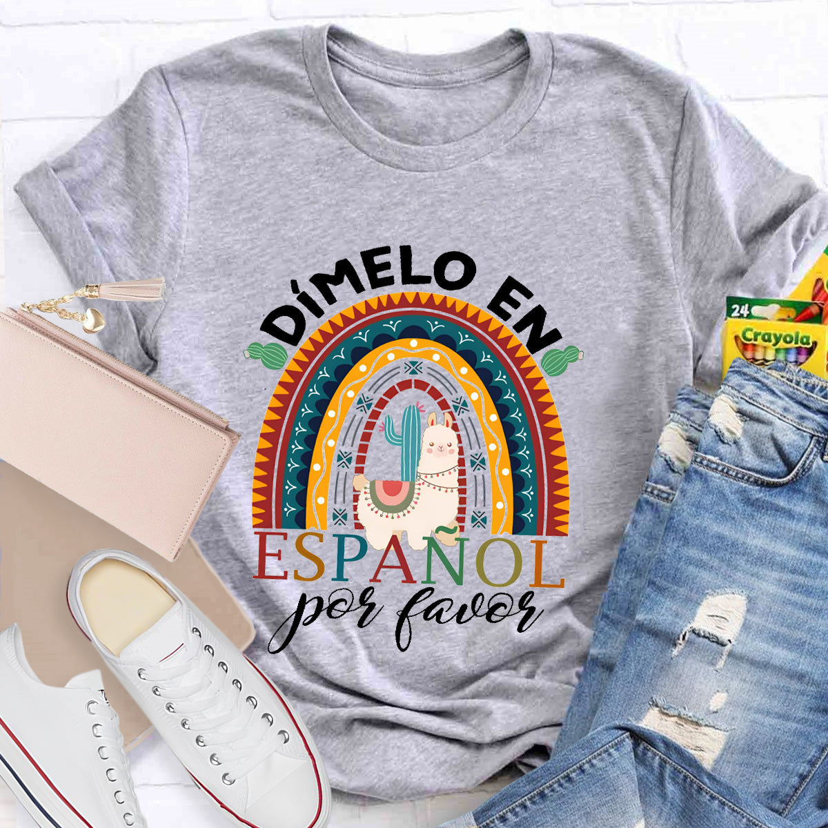 DimeLo En Espanol Teacher T-Shirt