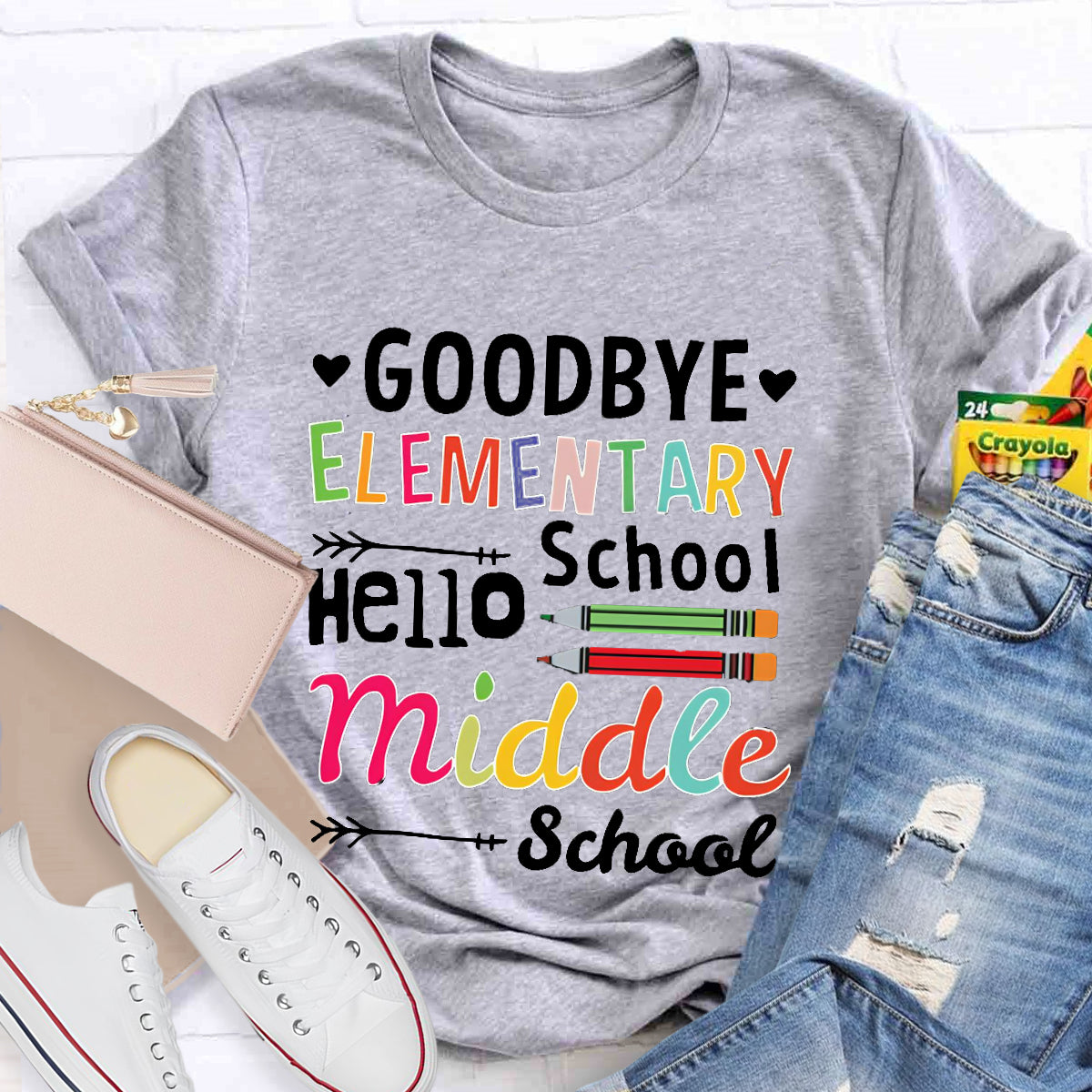 Hello Middle School Teacher T-Shirt