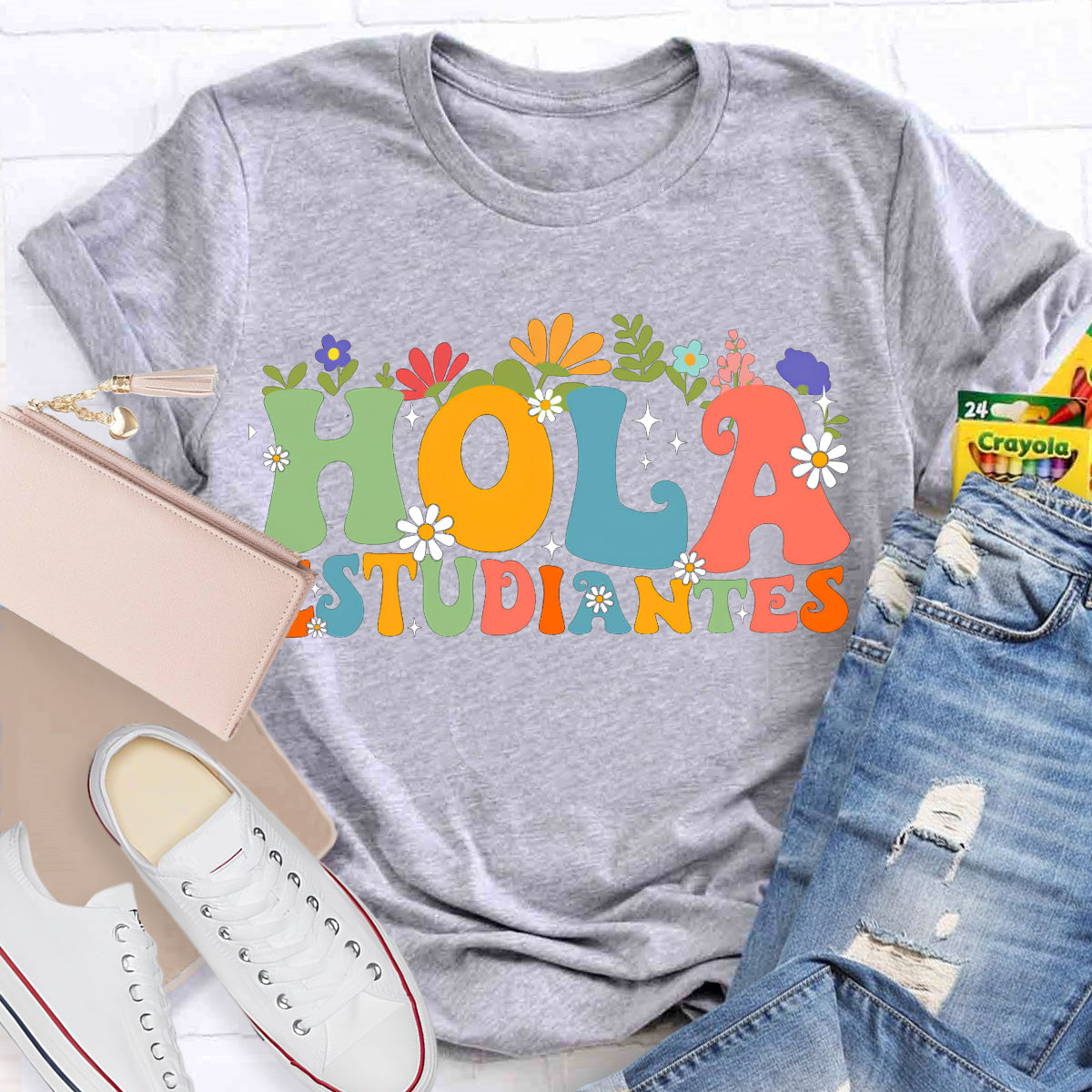 Hola Estudiantes Spanish Teacher T-Shirt