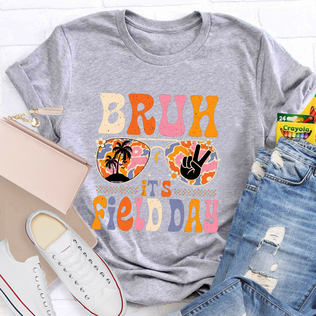 Bruh It's Field Day Teacher T-Shirt