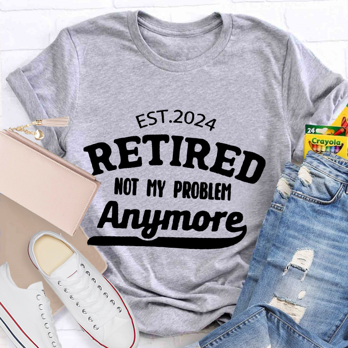Personalize Year Not My Problem  Teacher T-Shirt