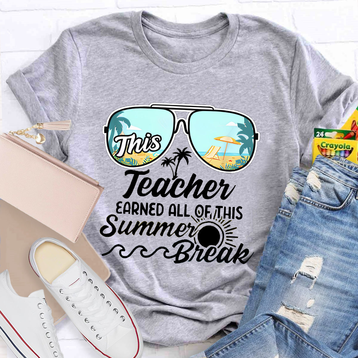 All Of This Summer Break Teacher T-Shirt